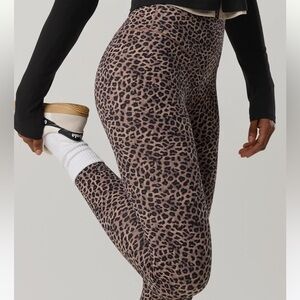 Aerie Animal Print Leggings - Black and Brown